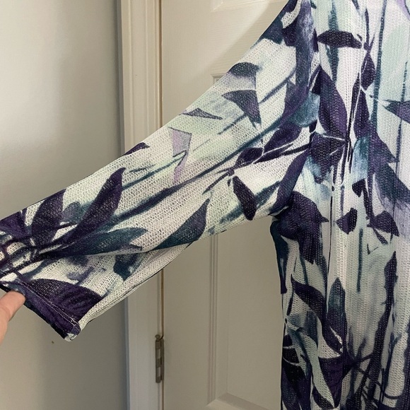 Easywear by Chico's Women's 3/4 sleeve mesh top NWT Size 3 - Picture 4 of 10